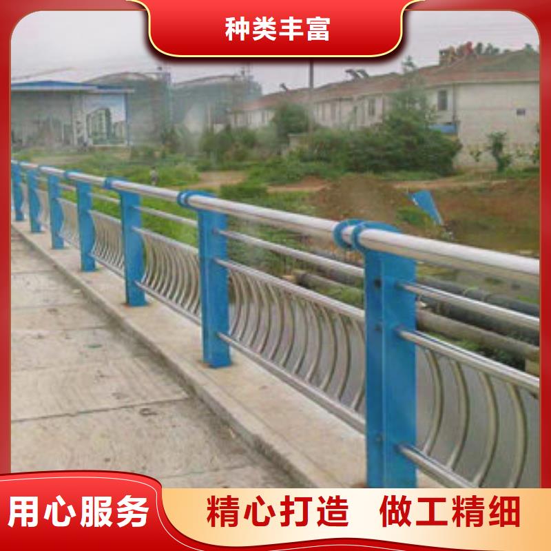 不锈钢复合管人行道栏杆工艺优越
