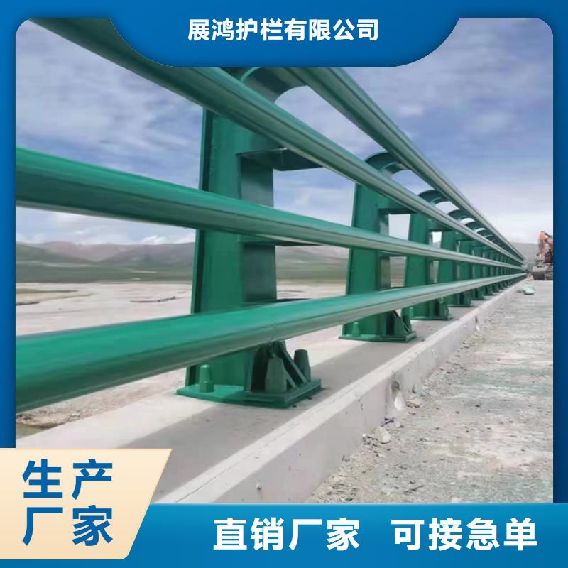 <展鸿>海南陵水县复合管绿化带防护栏结实好用