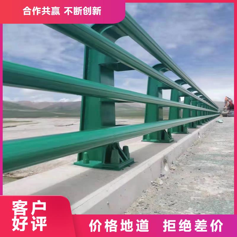 木纹转印桥梁河道护栏强度高安装方便