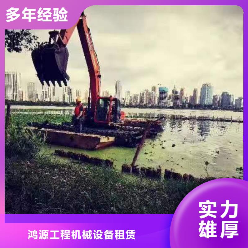 购买(鸿源)供应沧州水上挖机出租价格		的公司
