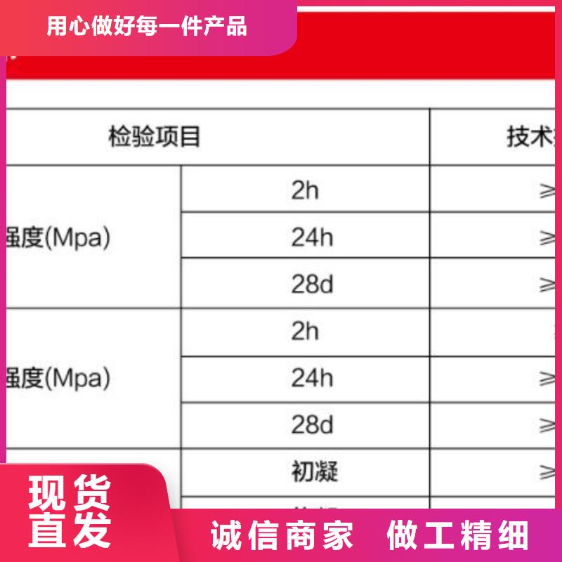 窨井盖修补料地聚物快凝型注浆料厂家直销规格多样