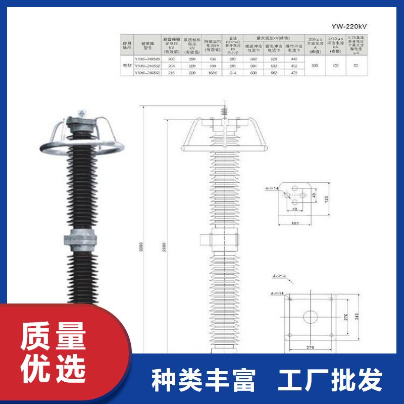 氧化锌避雷器Y10W-100/260