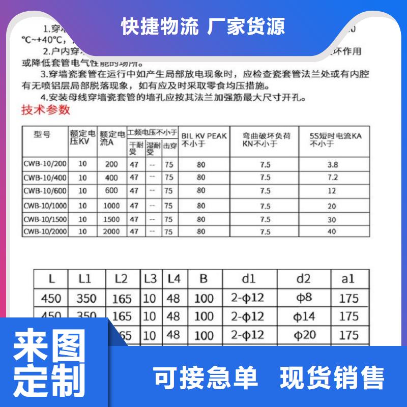 交流穿墙套管CWWL-40.5KV/630A-4