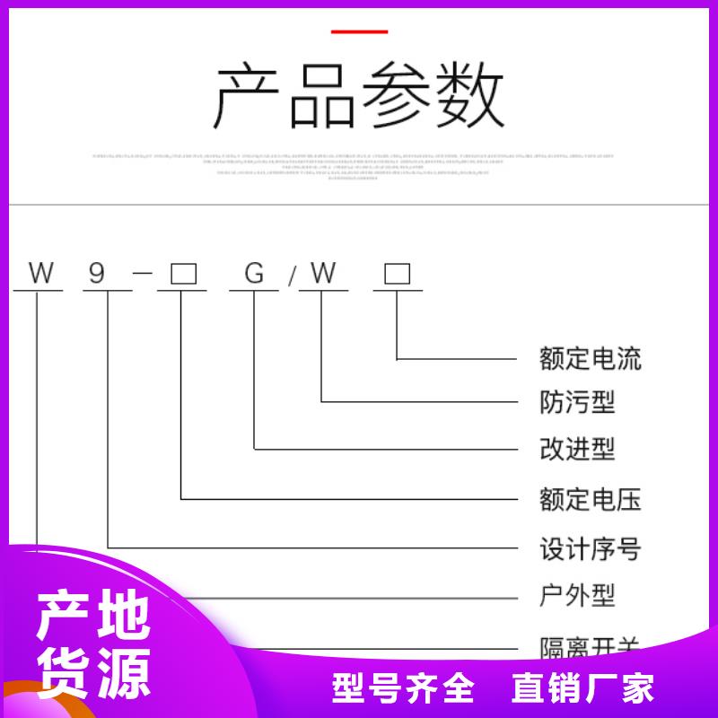 【户外高压交流隔离开关】GW9-12/400源头厂家