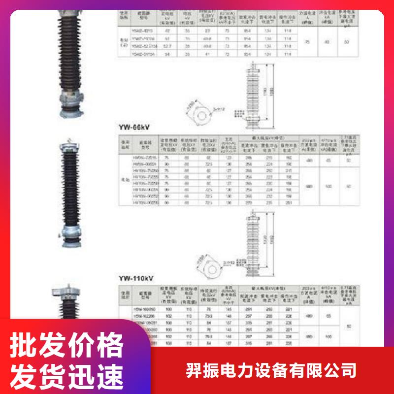 YHSWS-17/50复合外套氧化锌避雷器【上海羿振电力设备有限公司】