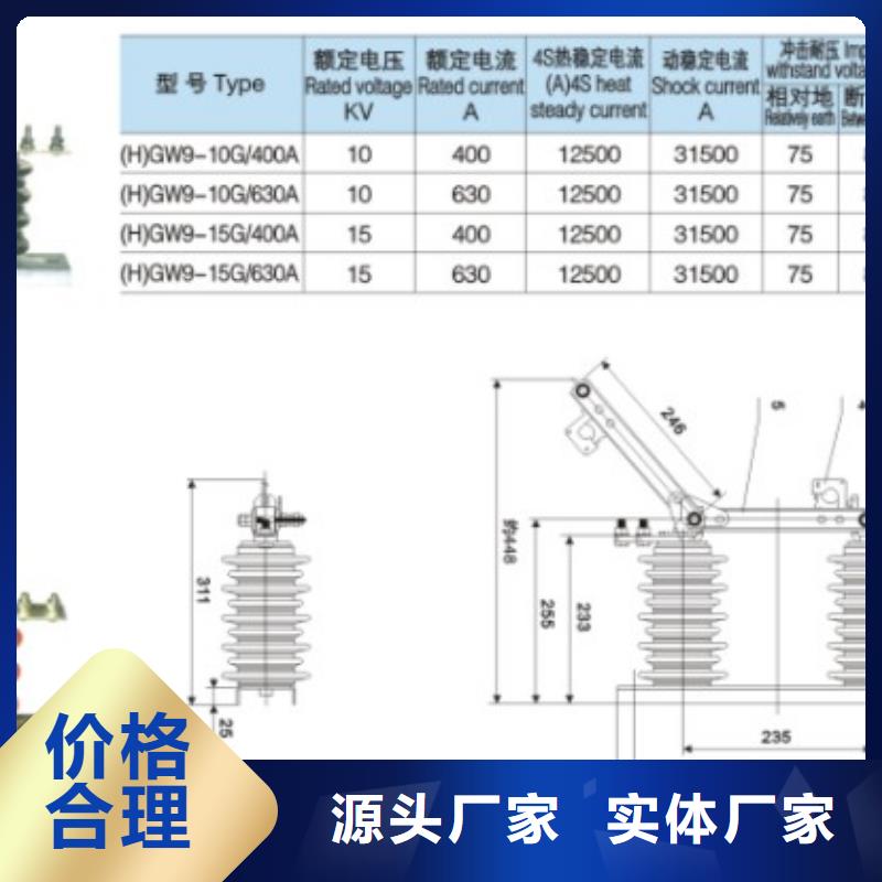 品牌：羿振HGW9-15W/400