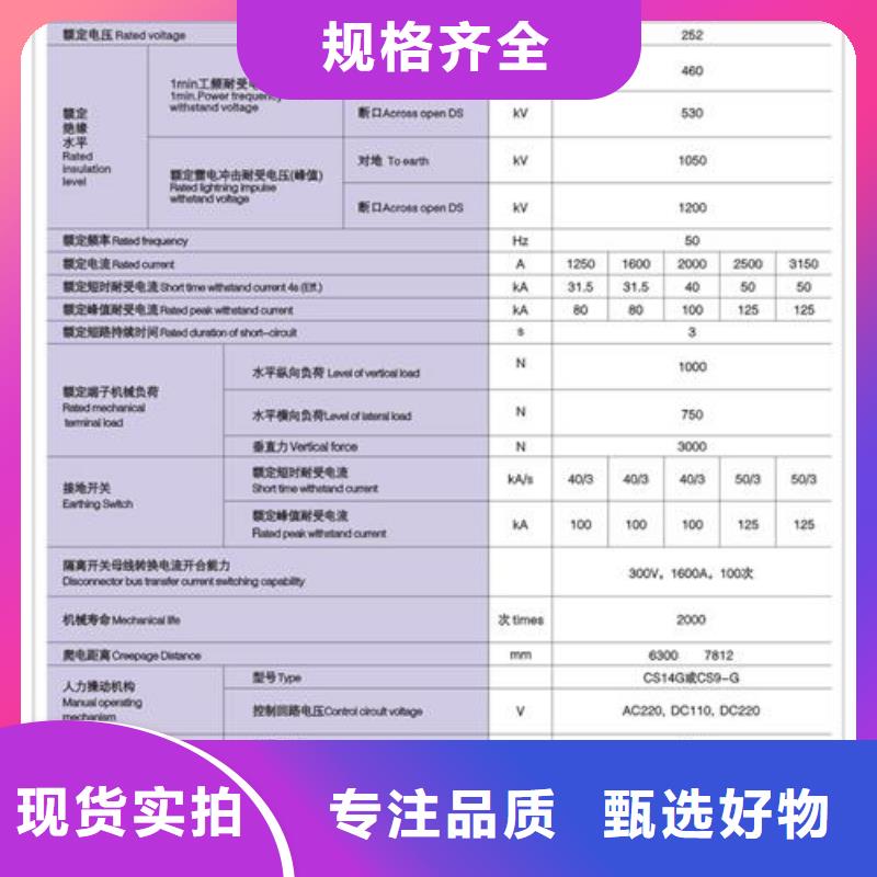 隔离开关真空断路器专业生产团队